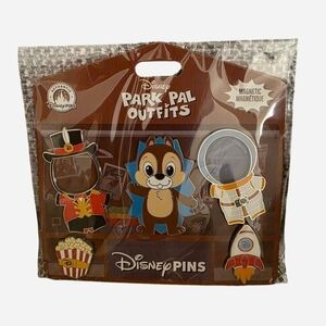 NEW Chip Park Pal Outfits Magnet Costume 2025 Disney Parks Trading Pin Set